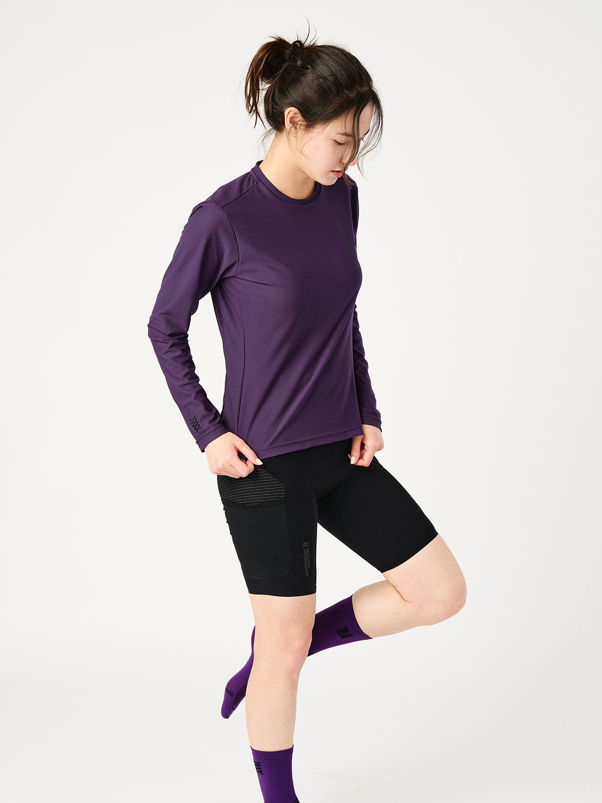 Mission Pro Tech Tee : LS Women's by Mission Workshop - Bolsas impermeables y ropa técnica - San Francisco y Los Angeles - Fabricado para resistir - Garantizado para siempre